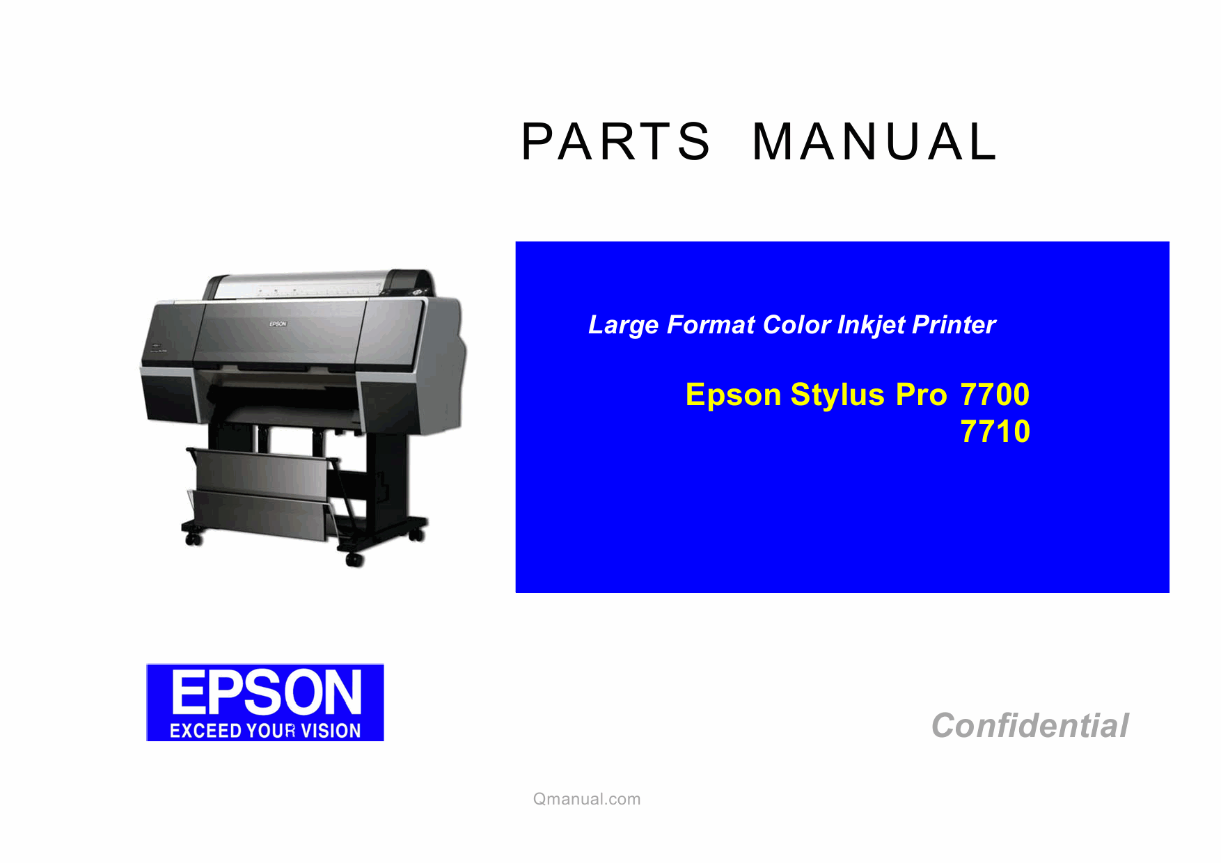 EPSON StylusPro 7700 7710 Parts Manual-1